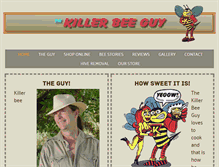 Tablet Screenshot of killerbeeguy.com